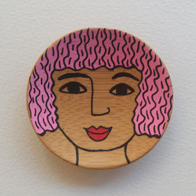 Broche en Bois
