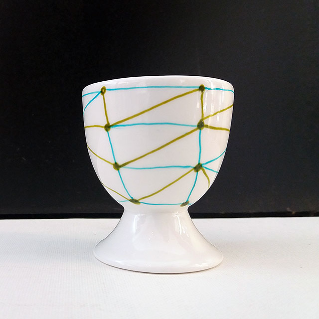 Coquetier Graphique Porcelaine-Coquetier Graphique