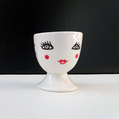 Coquetier “Nana-Nono”<br>(Blanc)