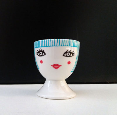 Coquetier “Nana-Nono”<br>(Bleu)