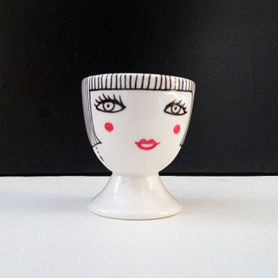 Coquetier "Nana-Nono"<br>(Noir)