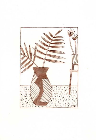 Dessins originaux à l’encre sépia