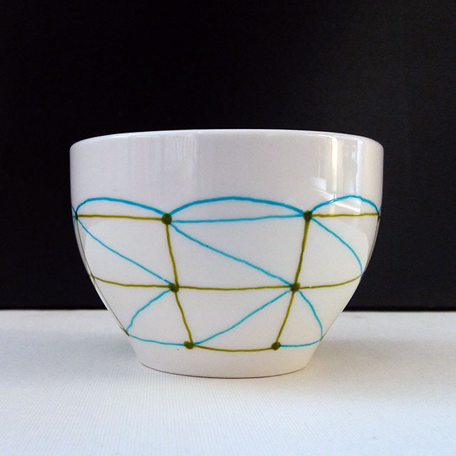 Bol Graphique Porcelaine-Bol Graphique