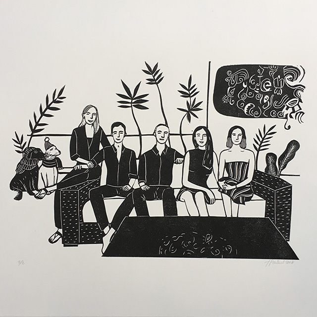 Famille Salon Portrait-Famille Salon