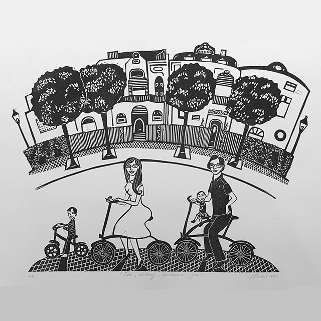 Famille Velo Portrait-Famille Velo